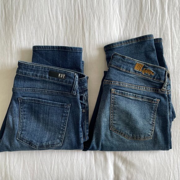 KUT Denim Jean Bundle (sz 4/6) - Picture 1 of 14